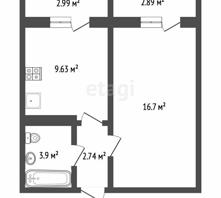 квартира г Оренбург р-н Дзержинский ул Рощина 3 фото 18