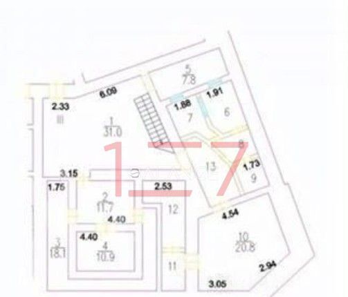 свободного назначения г Москва метро Парк культуры ул Пречистенка 40/2с 1 муниципальный округ Хамовники фото 15