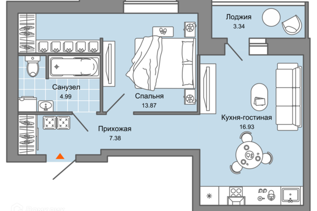 р-н Ленинский дом 2к/1 муниципальное образование Киров фото