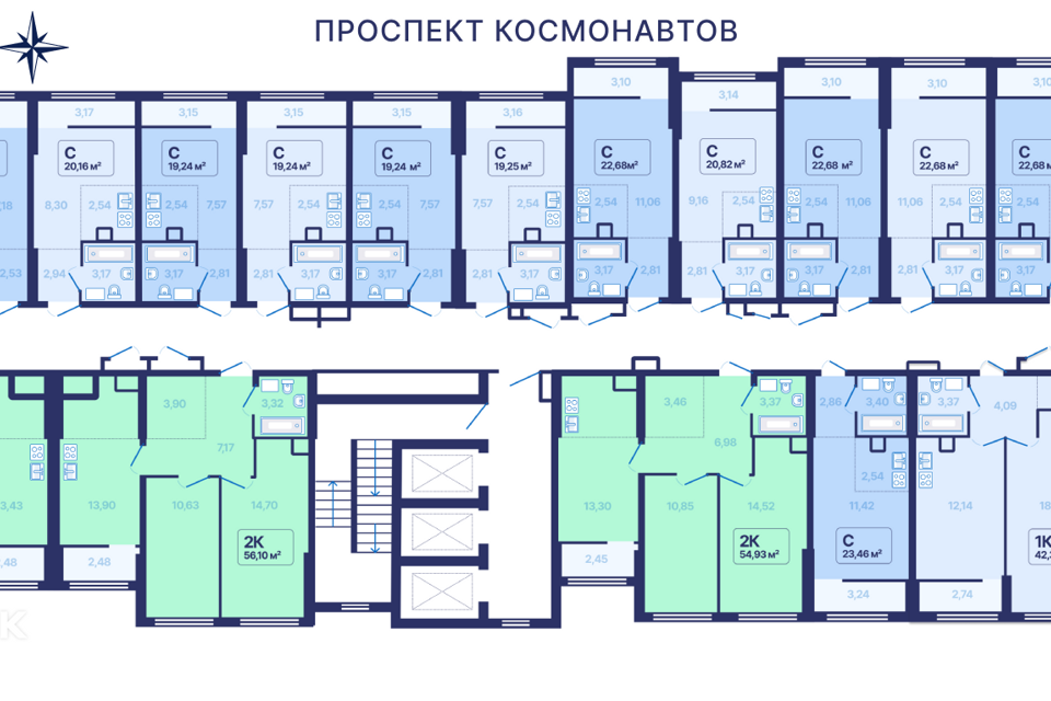 квартира г Екатеринбург р-н Железнодорожный Екатеринбург городской округ, Завокзальный фото 2