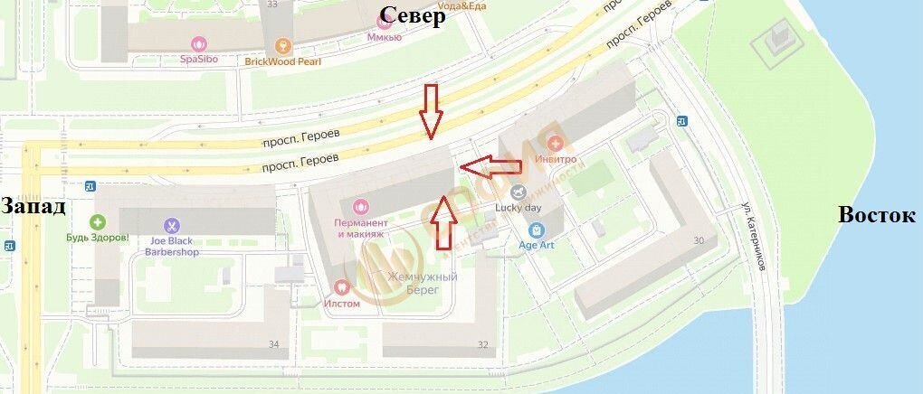 квартира г Санкт-Петербург р-н Красносельский пр-кт Героев 32 ЖК «Жемчужный Берег» округ Южно-Приморский фото 11