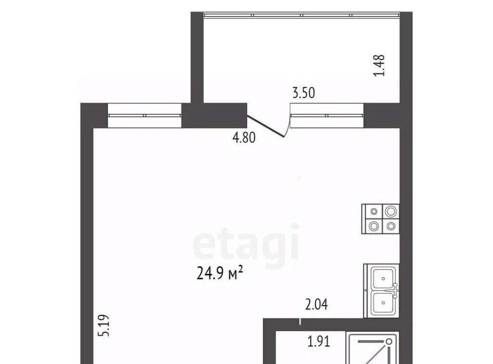 квартира г Хабаровск р-н Индустриальный ул Суворова 40/1 фото 20