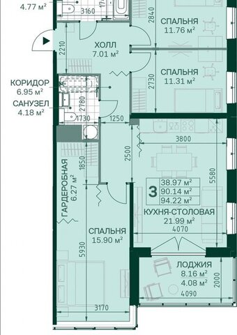 метро Новочеркасская дом 5к/3 ЖК Magnifika Residence округ Большая Охта фото