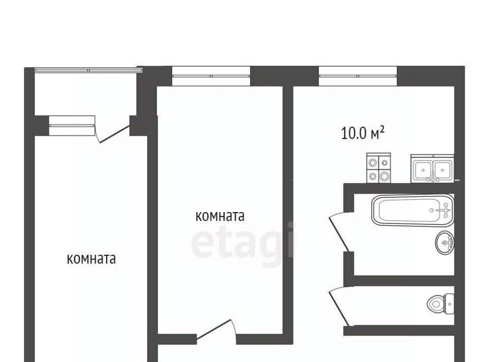 квартира г Москва п Кленовское с Кленово ул Октябрьская 6 ТиНАО фото 2