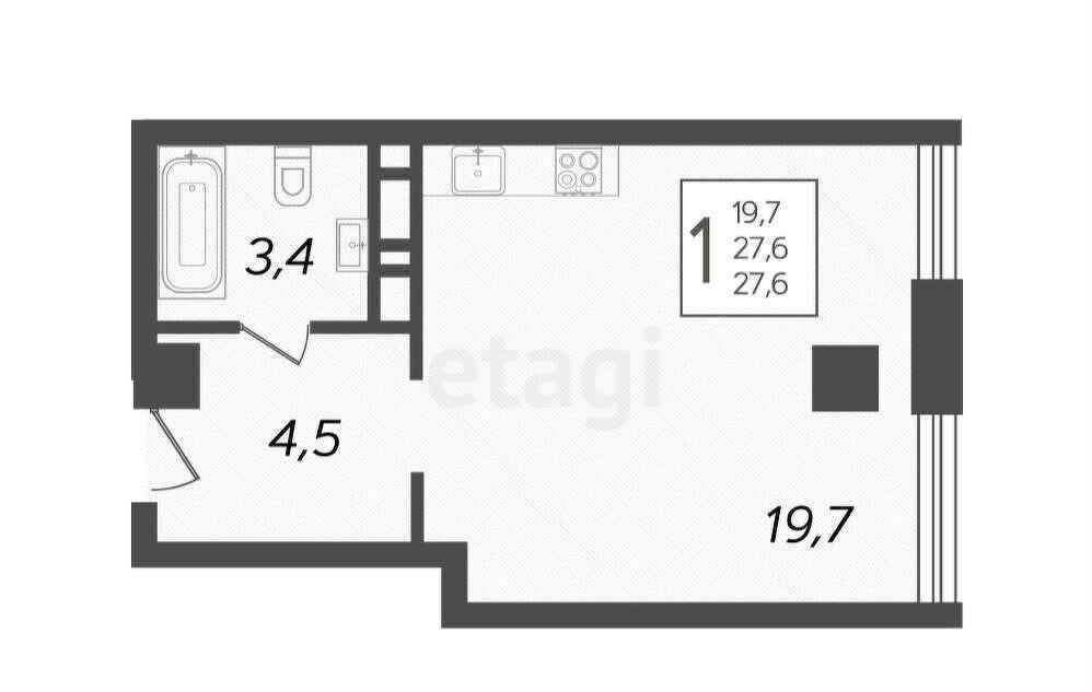 квартира г Краснодар р-н Карасунский ул Уральская 75к/1 фото 23