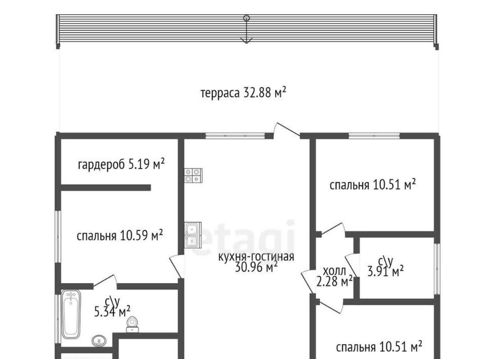 дом р-н Тосненский д Ладога ул Волховская 28 Федоровское городское поселение фото 2