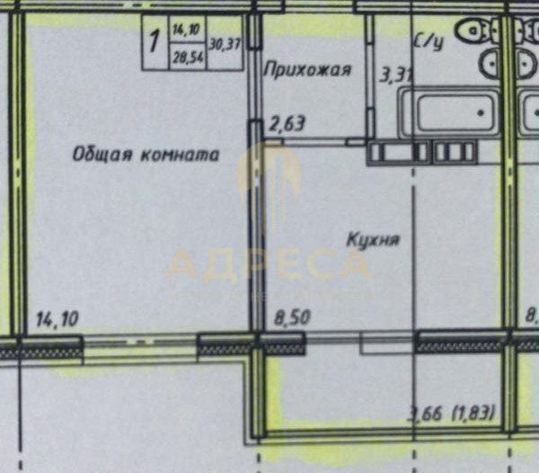 квартира г Оренбург р-н Центральный ул Планерная 4 ЖК «Виктория-3» фото 2