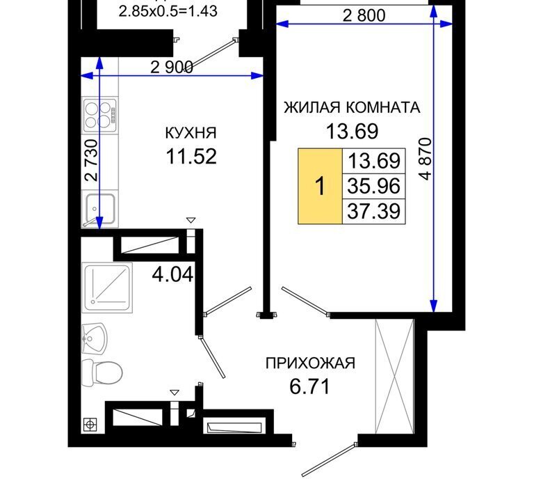 квартира г Ростов-на-Дону р-н Октябрьский Нефтекачка ЖК «Октябрь Парк» квартал фото 1