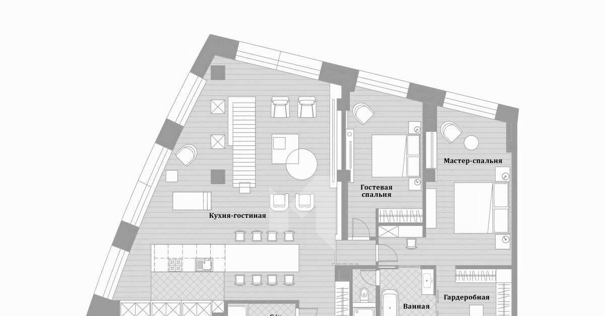 квартира г Москва метро Полянка ул Большая Якиманка 22к/3 фото 2