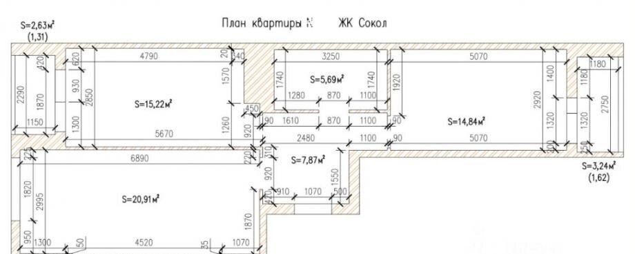 квартира г Самара р-н Октябрьский Гагаринская ул Революционная 101д фото 22