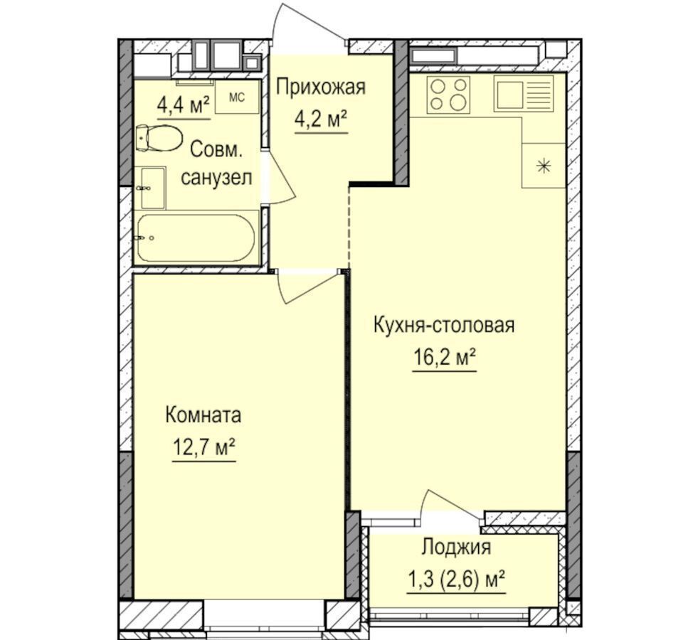 квартира г Ижевск р-н Устиновский Автопроизводство ул Ворошилова 21 фото 1