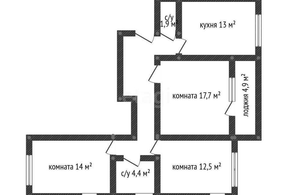 квартира г Краснодар р-н Прикубанский ул Венецианская 4 муниципальное образование Краснодар фото 1