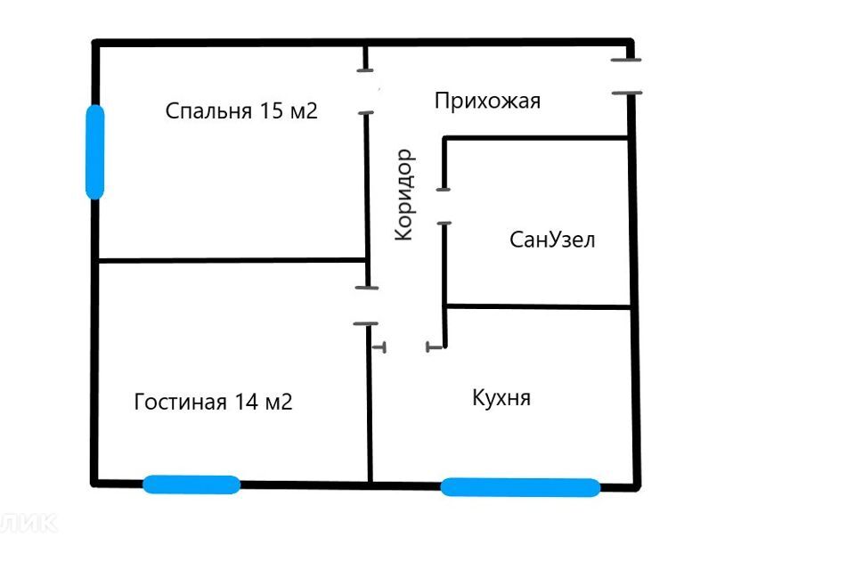 квартира г Севастополь ул Советская 39 Ленинский муниципальный округ фото 1