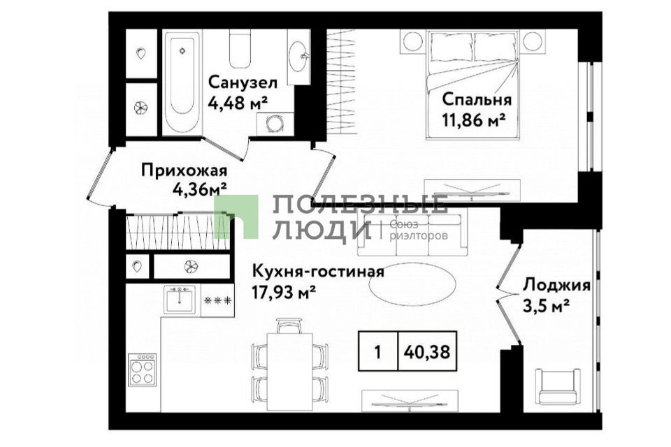 квартира г Тула р-н Привокзальный ул Седова 26к/1 муниципальное образование Тула фото 3