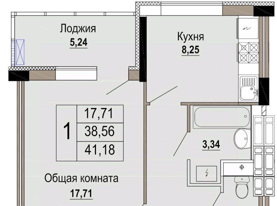 квартира г Старый Оскол Степной микрорайон 34 фото 1