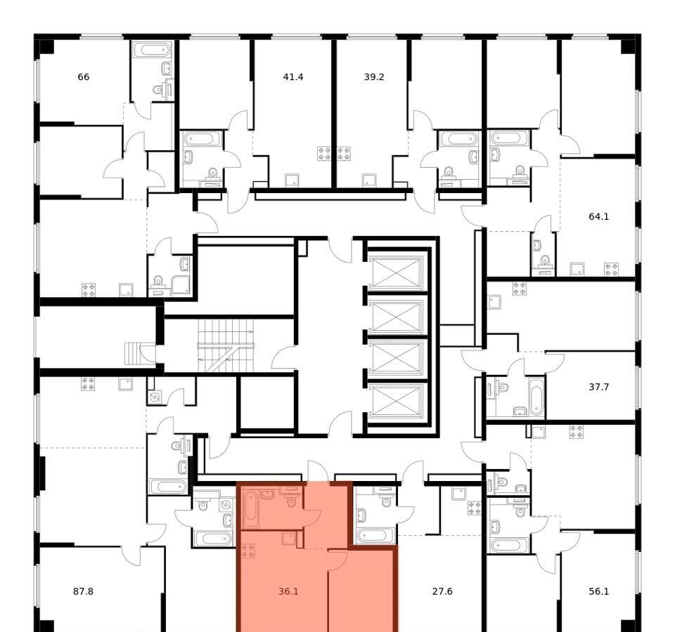 квартира г Москва метро Багратионовская ЖК Барклая 6 к 6 фото 2