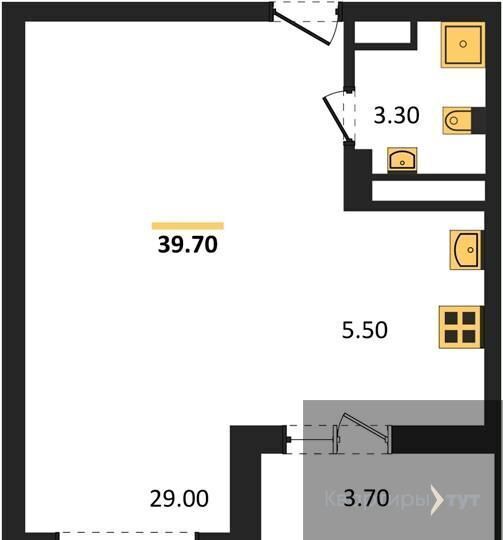 квартира г Воронеж р-н Железнодорожный ул Остужева 52/5 ЖК «Ключи CLUB» фото 1