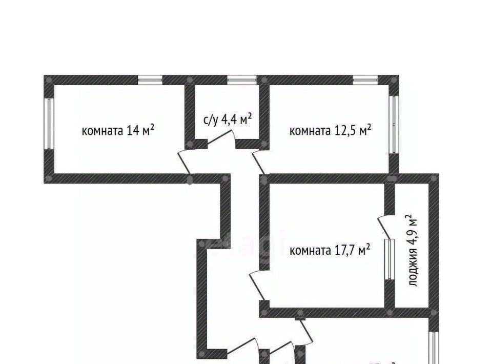 квартира г Краснодар р-н Прикубанский ул Венецианская 4 фото 1