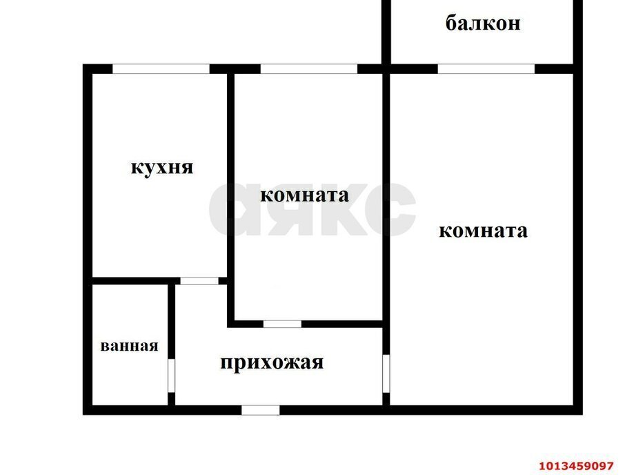 квартира г Краснодар п Березовый ул им. Археолога Анфимова 19 фото 18