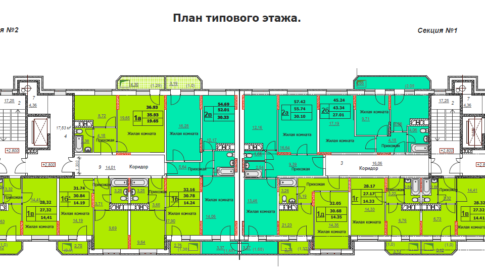 квартира г Клин п Майданово ЖК «Майданово Парк» микрорайон Майданово, 2 к 4, городской округ Клин фото 5