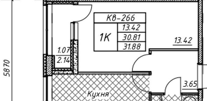 квартира г Санкт-Петербург метро Девяткино Ручьи фото 3