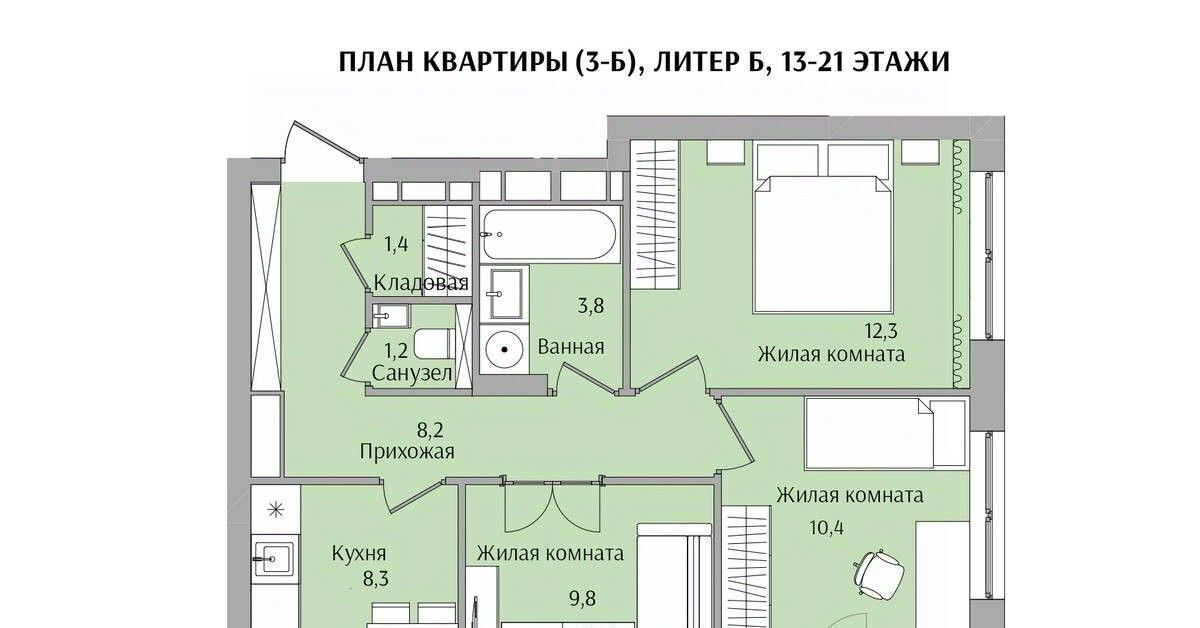 квартира г Нижний Новгород Бурнаковская ул Якорная фото 1