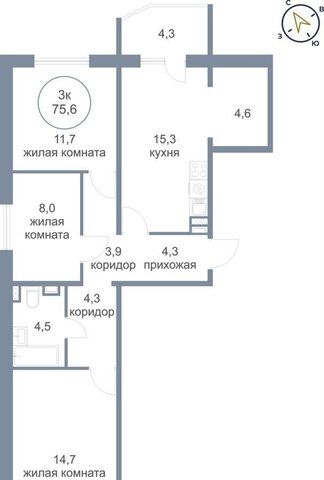 квартира дом 30 г. п. Белый Яр фото