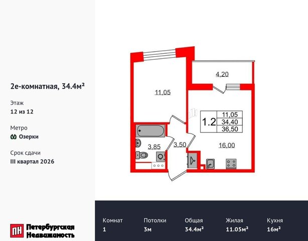 метро Озерки пр-кт Орлово-Денисовский ЖК «Бионика Заповедная» корп. 1. 4 фото