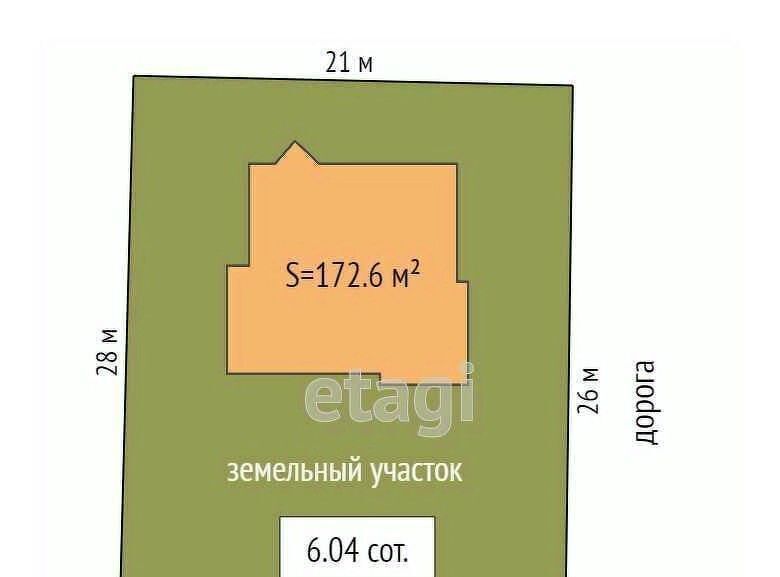 дом р-н Симферопольский с Краснолесье ул Лисья 1 с пос, Добровское фото 14