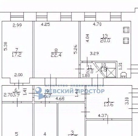 квартира г Санкт-Петербург метро Василеостровская 6-я Васильевского острова линия, 7/6 фото 2