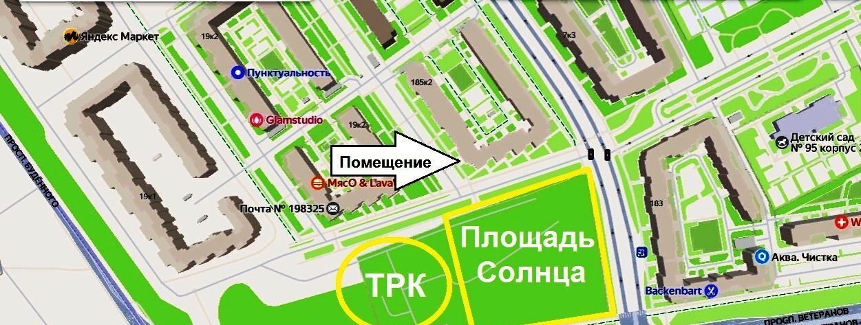 торговое помещение г Санкт-Петербург р-н Красносельский пр-кт Ветеранов 185к/2 округ Сосновая Поляна фото 5