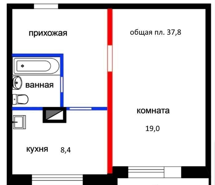 квартира г Москва метро Коптево проезд Черепановых 38к/1 муниципальный округ Коптево фото 7