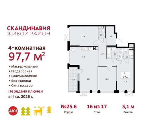 дом 25/6 жилой район «Скандинавия» Сосенское, Бутово фото