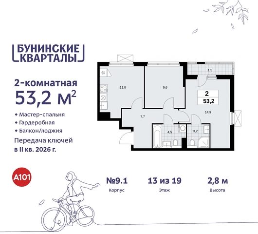 п Сосенское пр-кт Куприна 2 ЖК Бунинские Кварталы Сосенское, Ольховая, Бунинская аллея фото