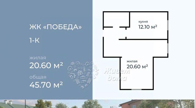 р-н Городищенский п Царицын ул Северная 2 Царицынское с/пос, Победа жилой комплекс фото