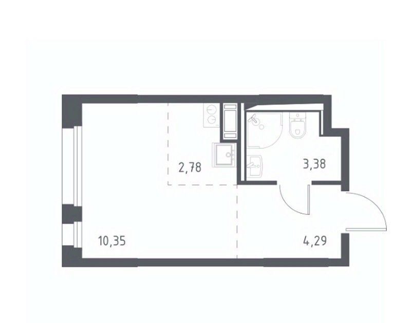 квартира р-н Всеволожский г Мурино ЖК «Новые Лаврики» 1/1 Девяткино фото 1