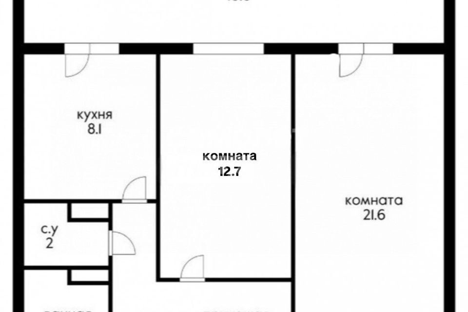 квартира г Краснодар р-н Прикубанский ул Командорская 9/2 муниципальное образование Краснодар фото 10