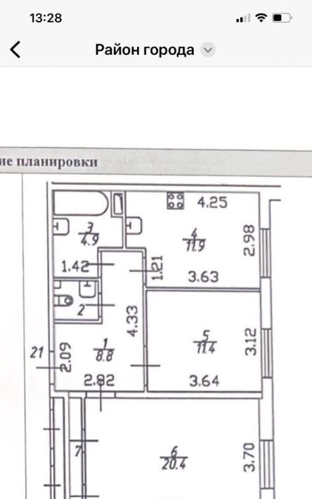 квартира г Санкт-Петербург метро Пионерская пер Железнодорожный 8 округ Светлановское фото 19