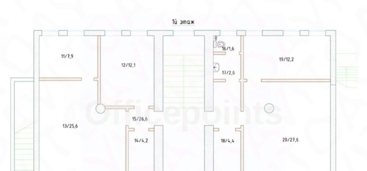 офис г Москва метро Курская ул Казакова 3с/2 фото 16