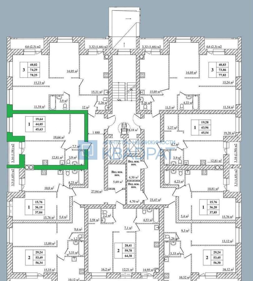 квартира г Ярославль р-н Дзержинский проезд 2-й Брагинский 1 фото 7