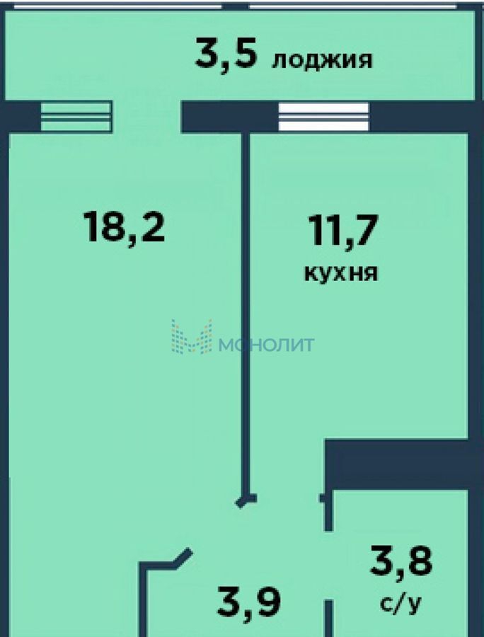 квартира р-н Кстовский д Афонино ул Академическая 6 фото 16