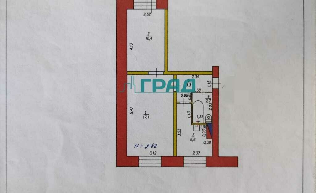 квартира г Белово ул Чкалова 15 фото 14