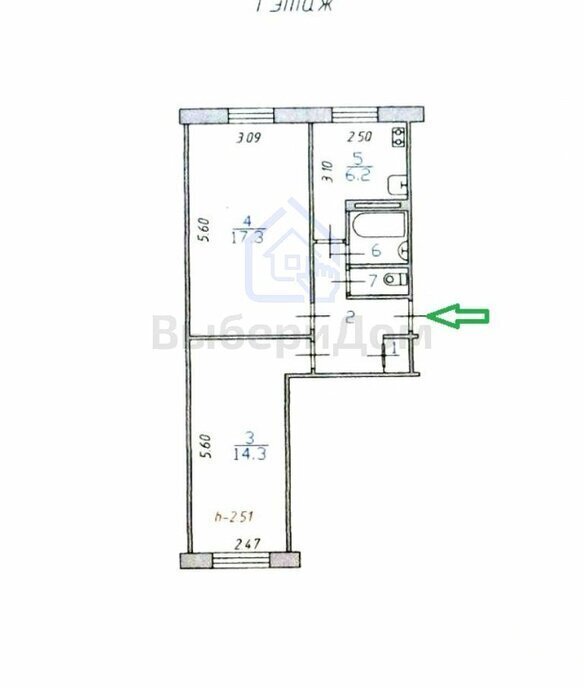 квартира г Иваново р-н Ленинский 30-й микрорайон 12 фото 2