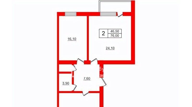 квартира р-н Выборгский п Рощино ул Садовая 13к/2 фото 2