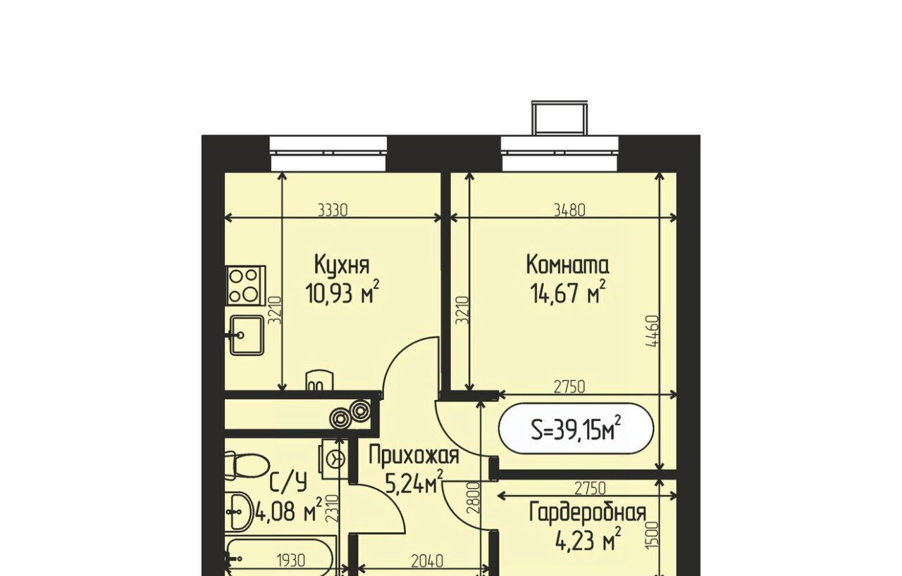 квартира городской округ Дмитровский с Озерецкое КП Мечта Шереметьевская фото 1