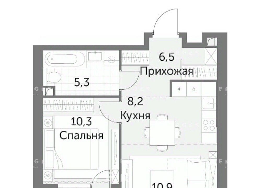 квартира г Москва метро Калужская ул Академика Волгина 2 фото 2