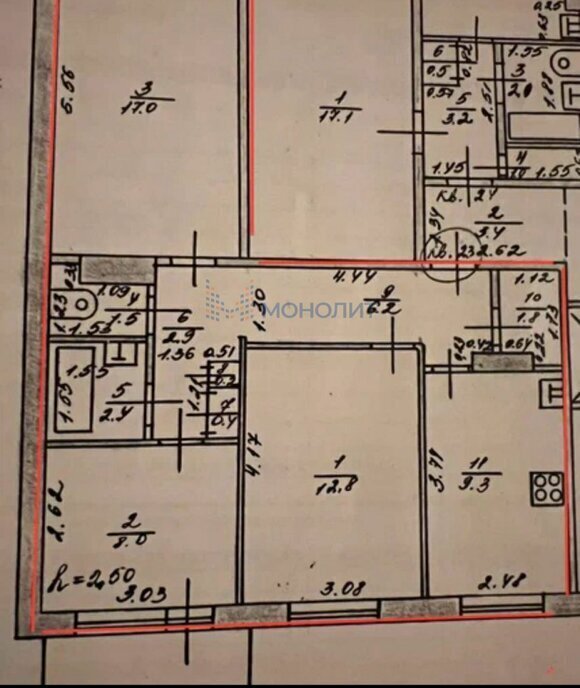 квартира г Нижний Новгород р-н Канавинский Стрелка ул Сергея Акимова 22 фото 12