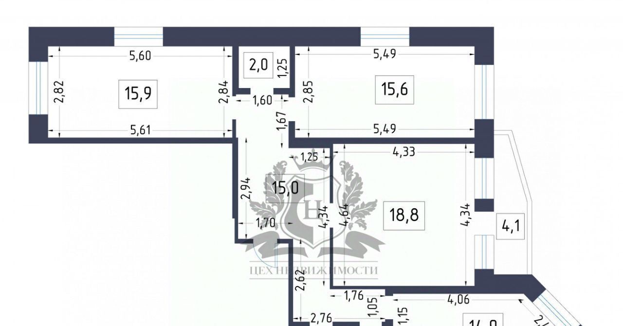 комната г Санкт-Петербург метро Ладожская ул Латышских Стрелков 17к/1 фото 10