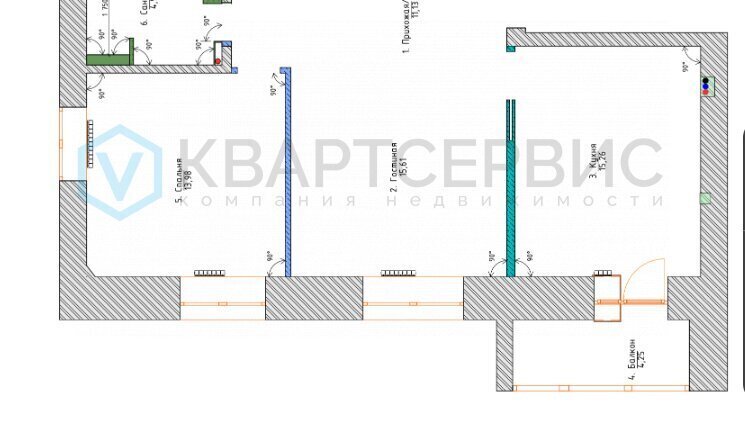 квартира г Омск ул 3-я Северная 123к/1 фото 24