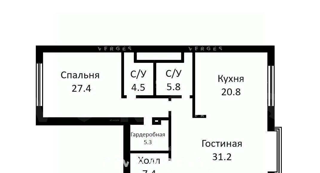 квартира г Москва метро Спортивная пр-кт Комсомольский 42с/2 фото 7